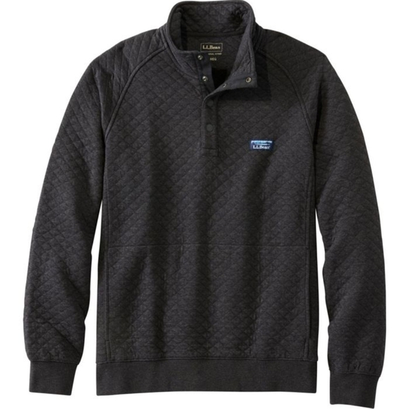 L.L. Bean Other - L.L. Bean Black Quilted Pullover